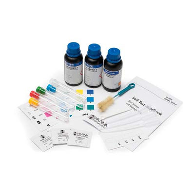 55233. KIT QUIMICO DE PRUEBAS DE SUELO P/NPK 25 PRUEBAS - HANNA