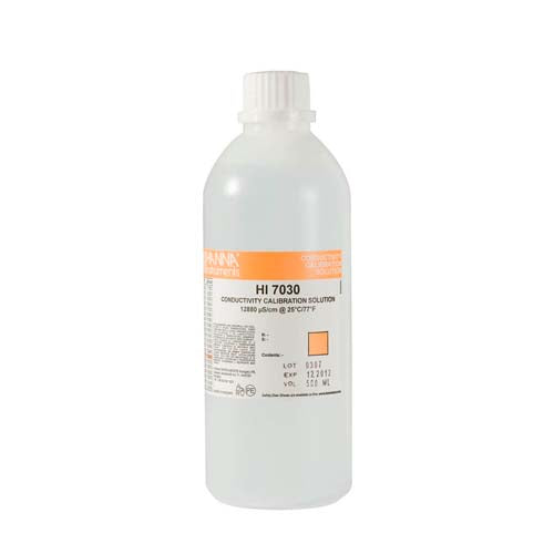 20290. STD DE CONDUCTIVIDAD 12,880US/CM, CERTIFICADA 500ML- HANNA