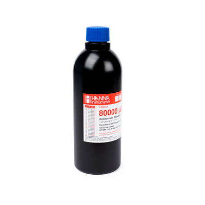 55286. STD DE CONDUCTIVIDAD 80000US/CM FDA 500ML - HANNA