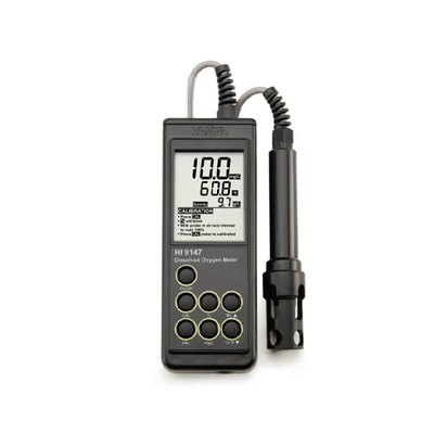 55290. MEDIDOR DE OXIGENO DISUELTO C/SONDA DE 10MT, A PRUEBA DE AGUA, RANGO 0.0-50.0 MG/L, SATURACION 0-600% - HANNA