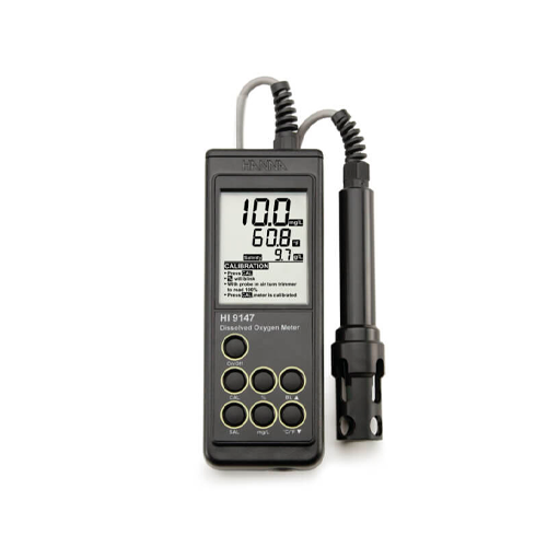 55290. MEDIDOR DE OXIGENO DISUELTO C/SONDA DE 10MT, A PRUEBA DE AGUA, RANGO 0.0-50.0 MG/L, SATURACION 0-600% - HANNA