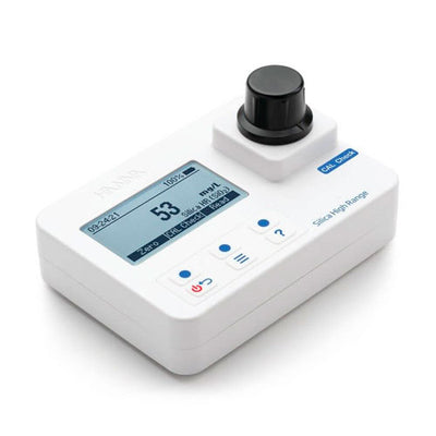 55180. FOTOMETRO PORTATIL AVANZADO P/MEDICION DE SILICE EN AGUA INTERVALO ALTO 0-200.0PPM (KIT COMPLETO) FUNCION CAL CHECK HANNA