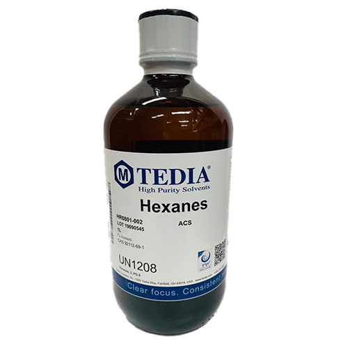 4081. HEXANO GRADO ACS FRASCO CON 1LT - TEDIA