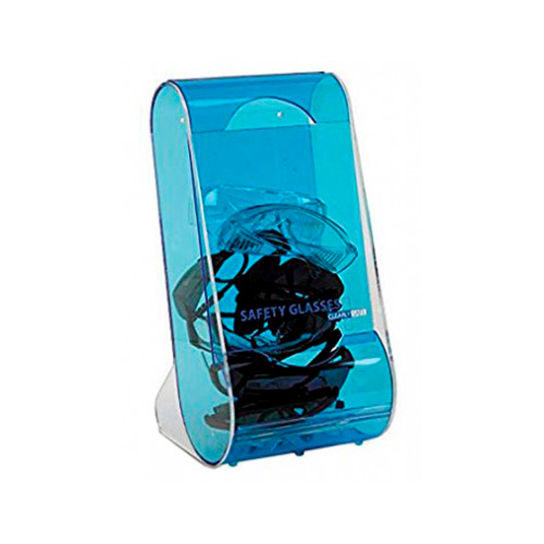 13225.DISPENSADOR DE CRISTAL AZUL P/20 LENTES DE SEGURIDAD, 0.3 X 20.3 X 49.6CM - HEATHROW