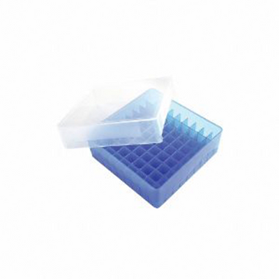 13211. CAJA DE ALMACENAMIENTO P/81 MICROTUBOS 1.5/2ML POLIPROPILENO COLOR VERDE HEATHROW
