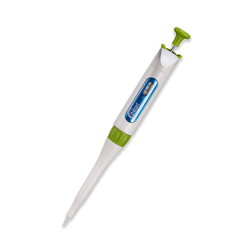 13387.MICROPIPETA MONOCANAL VOLUMEN VARIABLE 0.1-2UL, COLOR BLANCO/VERDE  - HEATHROW