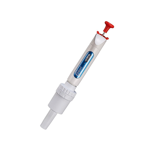 13389.MICROPIPETA MONOCANAL VOLUMEN VARIABLE 1000-10000UL COLOR BLANCO/ROJO - HEATHROW