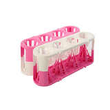 13421.GRADILLA P/4 MULTITUBOS 5-50ML ADAPT-A-RACK FLEXIBLE COLOR ROSA/BLANCO C/2 - HEATHROW