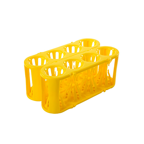 13424.GRADILLA P/4 MULTITUBOS 5-50ML ADAPT-A-RACK FLEXIBLE COLOR AMARILLO C/2 - HEATHROW