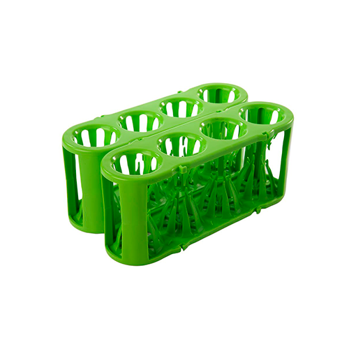 13425.GRADILLA P/4 MULTITUBOS 5-50ML ADAPT-A-RACK FLEXIBLE COLOR VERDE C/2 - HEATHROW