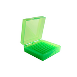13283. CAJA DE ALMACENAMIENTO P/100 MICROTUBOS 1.5/2ML POLIPROPILENO COLOR VERDE - HEATHROW