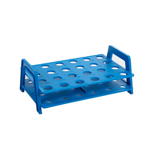 13427. GRADILLA P/24 MICROTUBOS 1.5/2.0ML, NYLON AZUL PAQUETE C/2 PIEZAS - HEATHROW