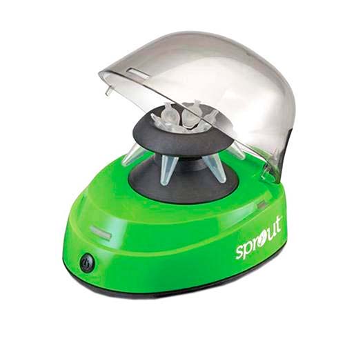 12111. CENTRIFUGA MINI SPROUT P/MICROTUBOS C/2 ROTORES Y ADAPTADORES, 6000RPM, COLOR AMARILLO 100-240VAC 50/60HZ - HEATHROW