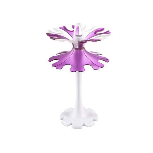 13518.SOPORTE CARRUSEL P/8 MICROPIPETAS, COLOR MORADO/NATURAL - HEATHROW