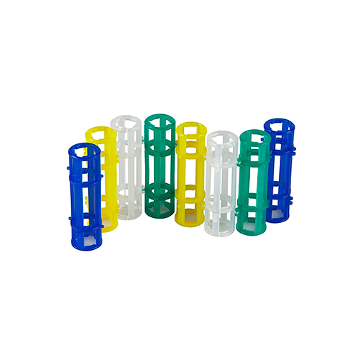 13431.GRADILLA P/16 TUBOS 5/15ML, RACK EN CADENA POLIPROPILENO COLORES SURTIDOS C/16 - HEATHROW