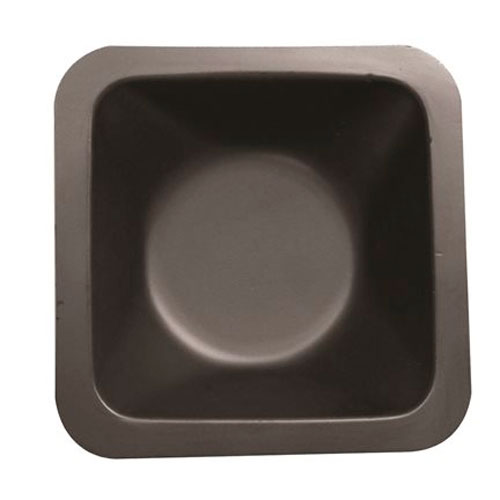 26290. PLATILLO DE POLIESTIRENO P/PESAR CHICO 46 X 46 X 8MM COLOR NEGRO ANTIESTATICO C/500 HEATHROW