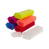 13377.ESTUCHE DE POLIPROPILENO COLORES SURTIDOS P/5 LAMINILLAS, 43 X 24 X 88MM C/25 - HEATHROW