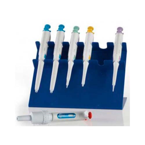 13533.SOPORTE DE PLASTICO ABS AZUL P/6 MICROPIPETAS - HEATHROW
