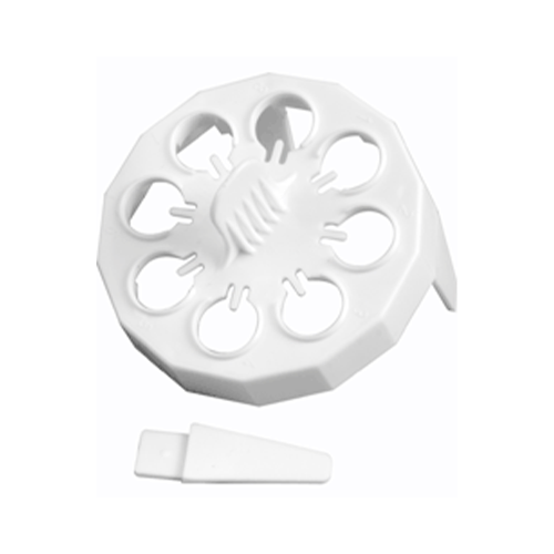 13243.GRADILLA P/8 MICROTUBOS 1.5/2ML RACK FLOTANTE COLOR BLANCO C/4 - HEATHROW