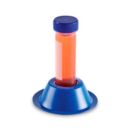 13537.SOPORTE DE POLIESTIRENO AZUL P/TUBO 50ML (FRICTION-FIT) C/5 - HEATHROW