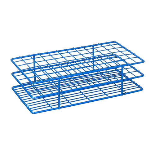 13438.GRADILLA P/72 TUBOS 16MM RACK ALAMBRE RECUBIERTO COLOR AZUL - HEATHROW