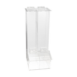 13412.RECIPIENTE DISPENSADOR TRANSPARENTE C/2 COMPARTIMIENTOS - HEATHROW