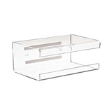 13528.SOPORTE DE ACRILICO TRANSPARENTE TAMAÑO GRANDE P/CAJA DE PAÑUELOS, 320X127X97MM - HEATHROW