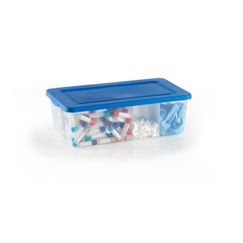 13331.CONTENEDOR DE POLIPROPILENO P/ALMACENAMIENTO C/TAPA Y DIVISORES, 33 X 20 X 11.5CM - HEATHROW