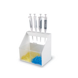 13370.ESTANTE DE ACRILICO P/4 MICROPIPETAS Y PUNTAS, 244 X 165 X 246MM - HEATHROW