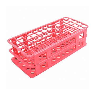 13453. GRADILLA P/60 TUBOS 5-15ML, 16MM PLEGABLE, AUTOCLAVABLE POLIPROPILENO ROJO - HEATHROW