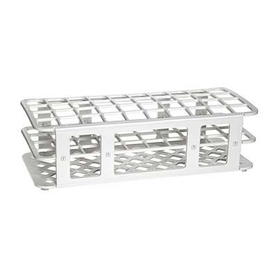 13454. GRADILLA P/60 TUBOS 5-15ML, 16MM PLEGABLE, AUTOCLAVABLE POLIPROPILENO BLANCO - HEATHROW