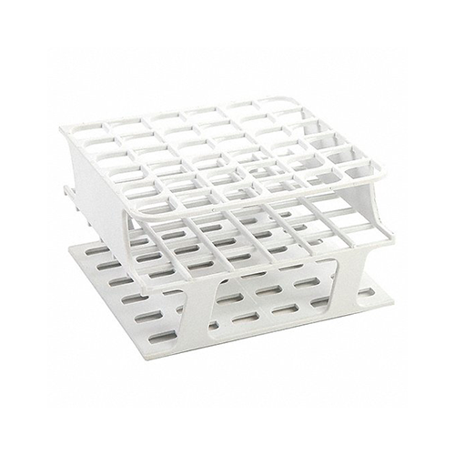 13466.GRADILLA P/36 TUBOS 5-10ML, 16MM ONE RACK AUTOCLAVABLE, PLASTICO BLANCO - HEATHROW