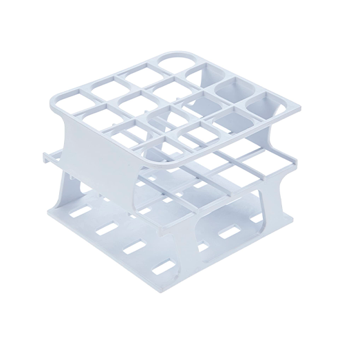 13473.GRADILLA P/16 TUBOS 10-18ML, 25MM ONE RACK AUTOCLAVABLE, PLASTICO BLANCO - HEATHROW