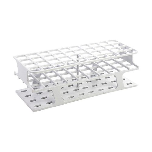 13481.GRADILLA P/40 TUBOS 10-18ML, 20MM ONE RACK AUTOCLAVABLE, PLASTICO BLANCO - HEATHROW