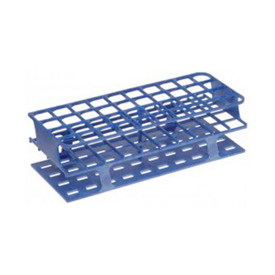 13482.GRADILLA P/40 TUBOS 10-18ML, 20MM ONE RACK AUTOCLAVABLE, PLASTICO AZUL - HEATHROW