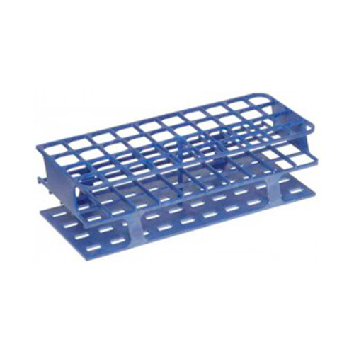 13482.GRADILLA P/40 TUBOS 10-18ML, 20MM ONE RACK AUTOCLAVABLE, PLASTICO AZUL - HEATHROW