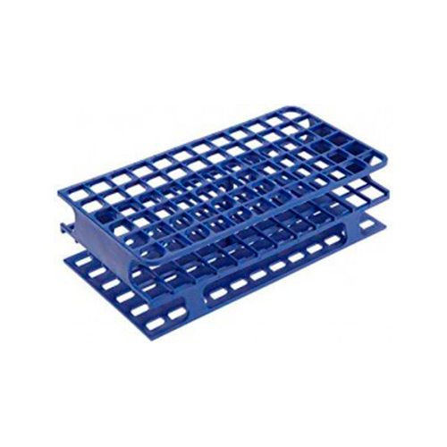 13484.GRADILLA P/72 TUBOS 5-10ML, 13MM ONE RACK POLIPROPILENO AZUL - HEATHROW