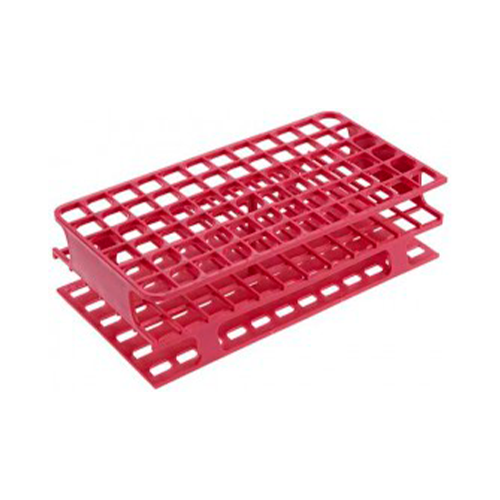 13486.GRADILLA P/72 TUBOS 5-10ML, 13MM ONE RACK POLIPROPILENO MAGENTA - HEATHROW