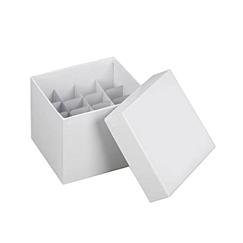 4336. CAJA DE ALMACENAMIENTO EN CONGELADOR DE CARTON S/DIVISIONES P/VIAL CRIOGENICO 1.5/2ML C/12 - HEATHROW