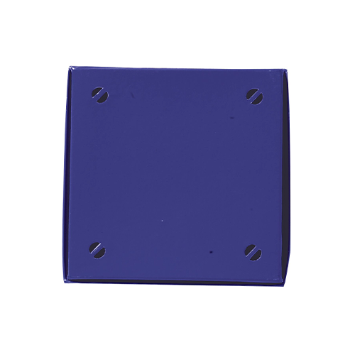 13336.CAJA DE ALMACENAMIENTO P/VIAL CRIOGENICO 1.5/2ML CARTON AZUL S/DIVISORES P/CONGELADOR C/12  - HEATHROW