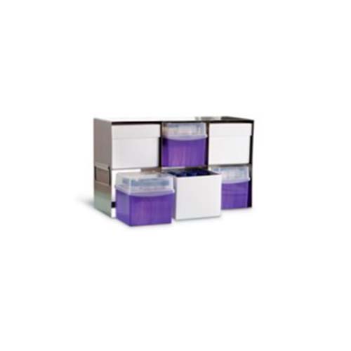 13507.ESTANTE DE ACERO INOXIDABLE P/CONGELADOR VERTICAL, CONFIGURACION 2 X 3, CAJA CRIOGENICA 15 Y 50ML - HEATHROW