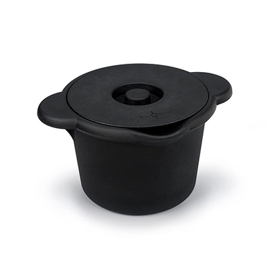 13366.ENFRIADOR REDONDO DE POLIURETANO RIGIDO NEGRO TIPO CUBETA 4LT C/TAPA - HEATHROW