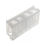 51487. GRADILLA MULTIPOSICIONES 4 LADOS AUTOCLAVABLE, POLIPROPILENO NATURAL - HEATHROW