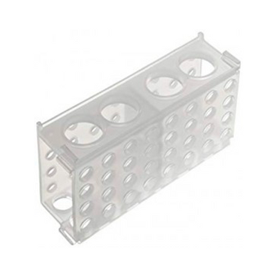 51487. GRADILLA MULTIPOSICIONES 4 LADOS AUTOCLAVABLE, POLIPROPILENO NATURAL - HEATHROW