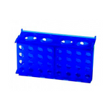 13491. GRADILLA MULTIPOSICIONES 4 LADOS AUTOCLAVABLE, POLIPROPILENO AZUL - HEATHROW
