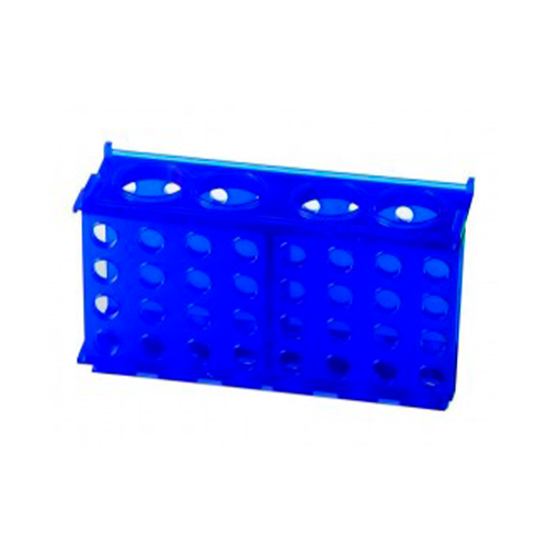 13491. GRADILLA MULTIPOSICIONES 4 LADOS AUTOCLAVABLE, POLIPROPILENO AZUL - HEATHROW