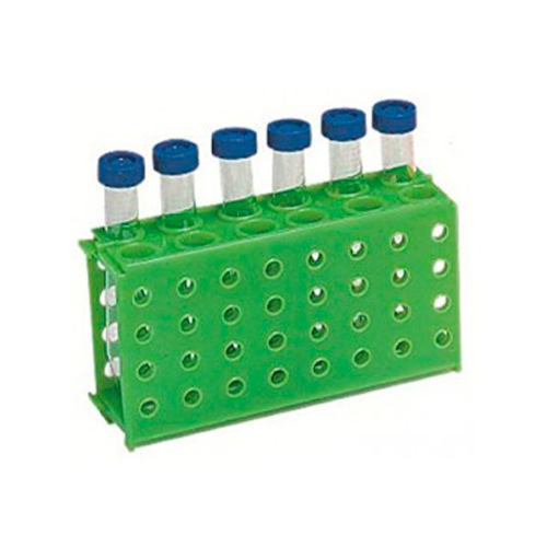 13492. GRADILLA MULTIPOSICIONES 4 LADOS AUTOCLAVABLE, POLIPROPILENO VERDE - HEATHROW