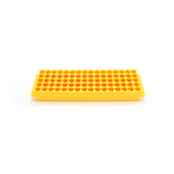 13497. GRADILLA P/80 MICROTUBOS 1.5/2ML, 11MM AUTOCLAVABLE, POLIPROPILENO AMARILLO C/2 - HEATHROW