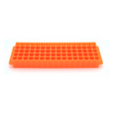 13498. GRADILLA P/80 MICROTUBOS 1.5/2ML, 11MM AUTOCLAVABLE, POLIPROPILENO NARANJA C/2 - HEATHROW