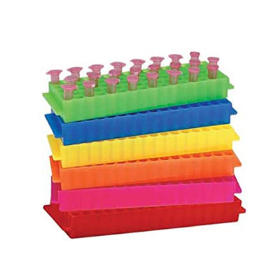 50543. GRADILLA P/80 MICROTUBOS 1.5/2ML COLORES SURTIDOS PP AUTOCLAVABLE - HEATHROW